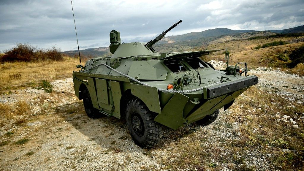 BRDM-2MS. Fot. MO Serbii