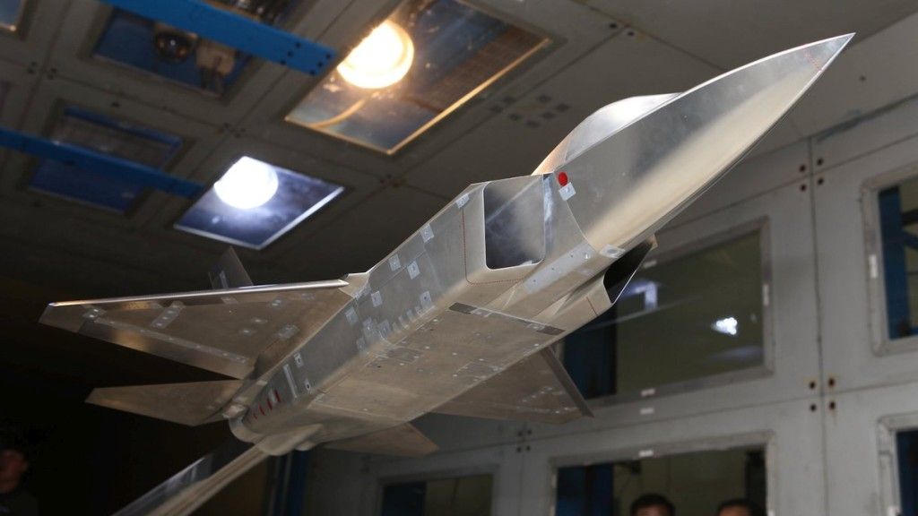 Model samolotu KF-X wykorzystywany do badań tunelowych. Fot. KAI