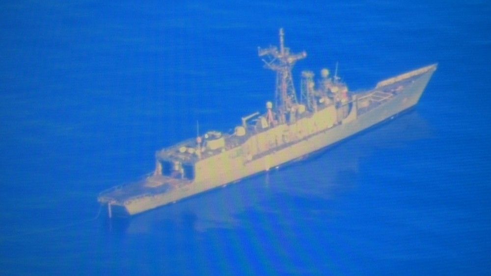 Jedno z ostatnich zdjęć lotniczych byłej fregaty typu Oliver Hazard Perry eks USS “Ford”, zatopionej 1 października 2019 r w czasie ćwiczeń koło wyspy Guam. Fot. U.S. Navy