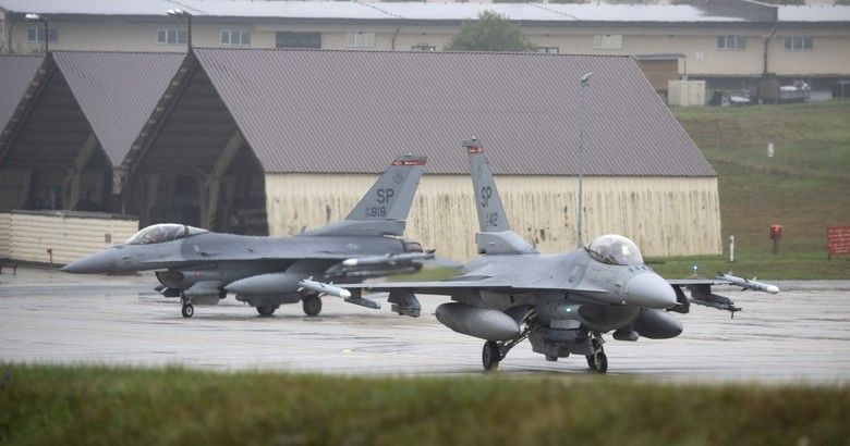 F-16 Fighting Falcon w bazie lotniczej Spangdahlem. Fot. Staff Sgt. Preston Cherry/USAF
