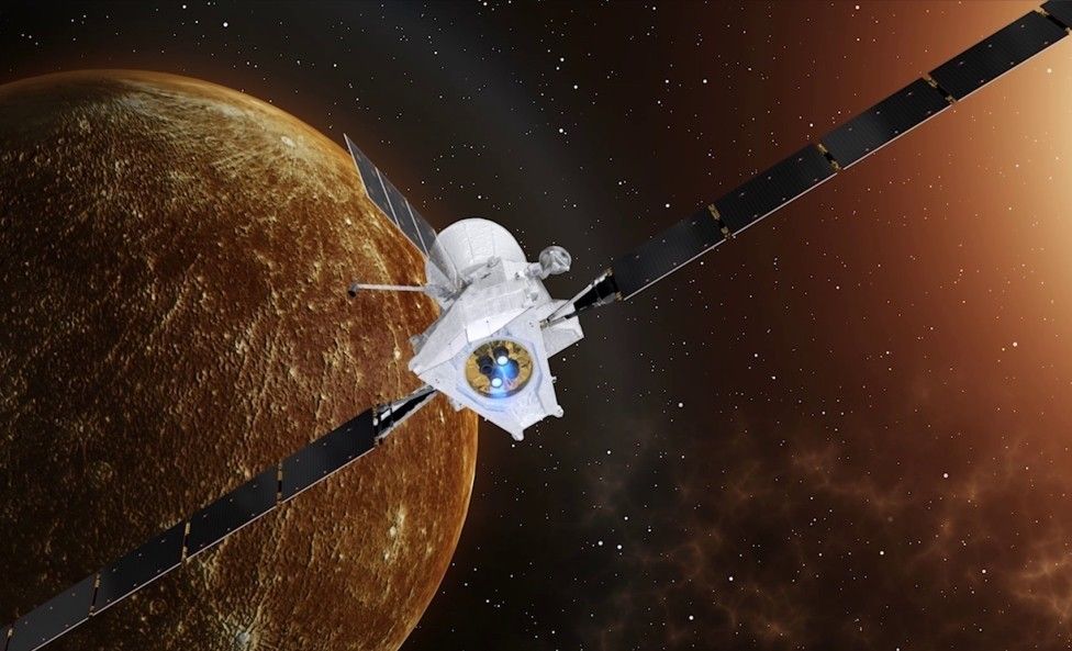 Misja Bepi Colombo. Fot. ESA/ATG medialab, NASA/JPL [thalesgroup.com]