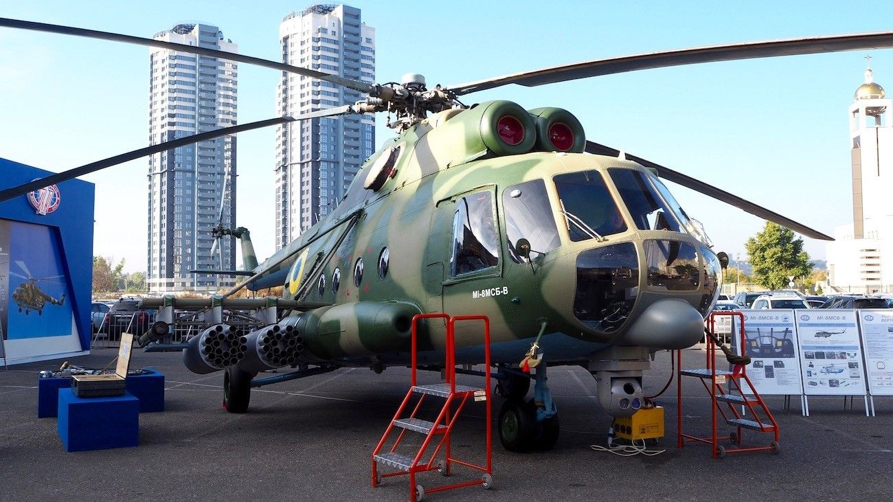 Mi-8MSB-W w Kijowie. Fot. J.Sabak