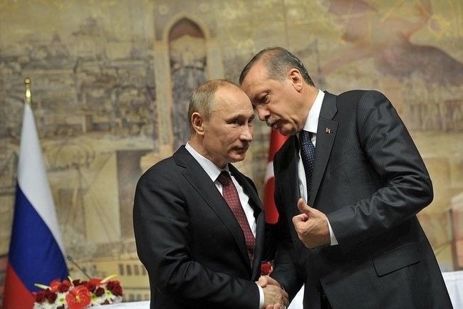 Prezydenci Federacji Rosyjskiej Władimir Putin i Turcji Recep Tayyip Erdogan / Fot. kremlin.ru