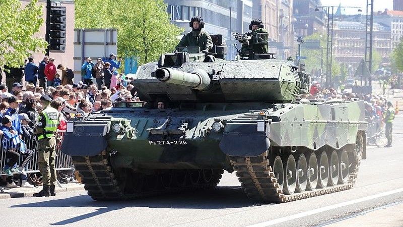 Fiński Leopard 2A6. Fot. MKFI (domena publiczna)
