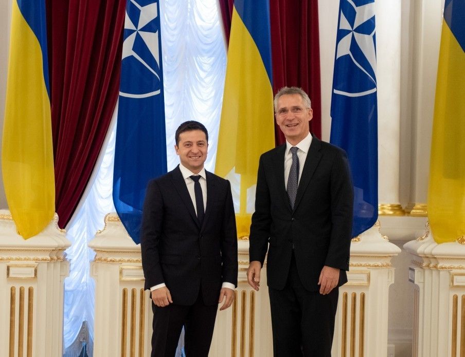 Prezydent Ukrainy Wołodymyr Zełenski i Sekretarz Generalny NATO Jens Stoltenberg. Fot. president.gov.ua