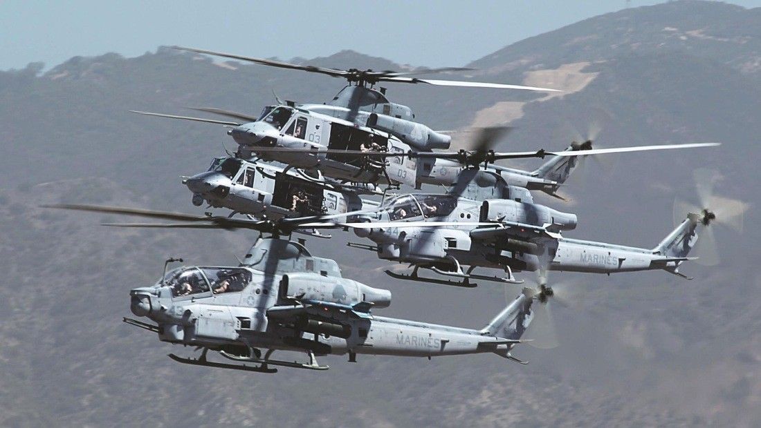 AH-1Z Viper i UH-1Y Venom. Fot. Bell
