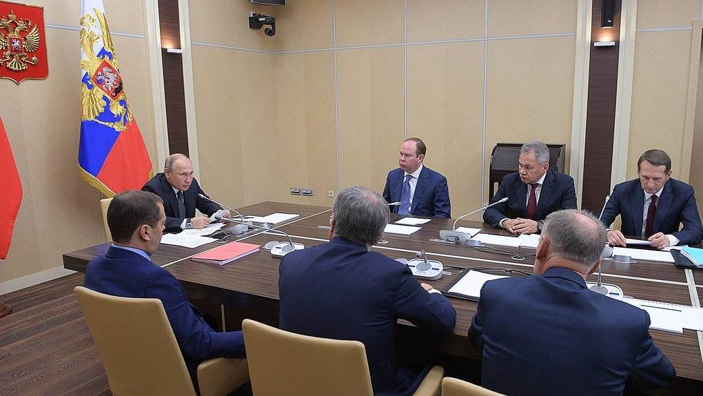 Posiedzenie Rady Bezpieczeństwa Federacji Rosyjskiej w piątek 22 listopada 2019 roku. Fot. kremlin.ru