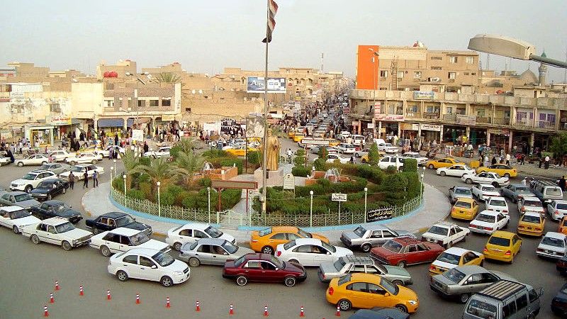 Centrum miasta Nasirija. Fot. Mohamad.bagher.nasery/CC BY-SA 3.0