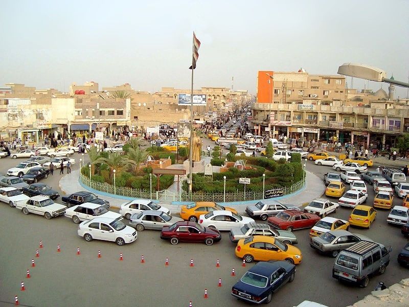 Centrum miasta Nasirija. Fot. Mohamad.bagher.nasery/CC BY-SA 3.0