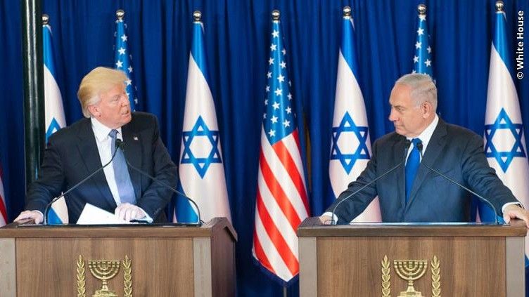 Prezydent USA Donald Trump i premier Izraela Benjamin Netanjahu. Fot. whitehouse.gov
