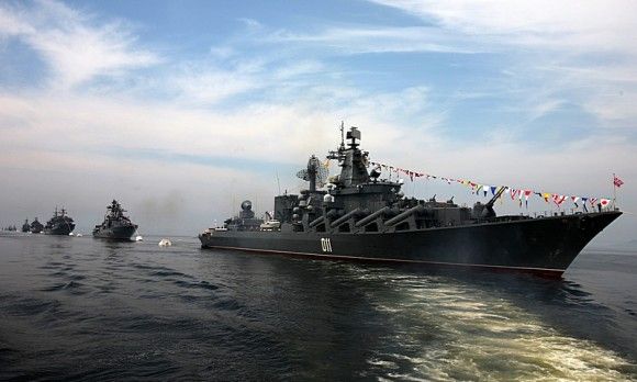 Krążownik rakietowy „Wariag”. Fot. mil.ru