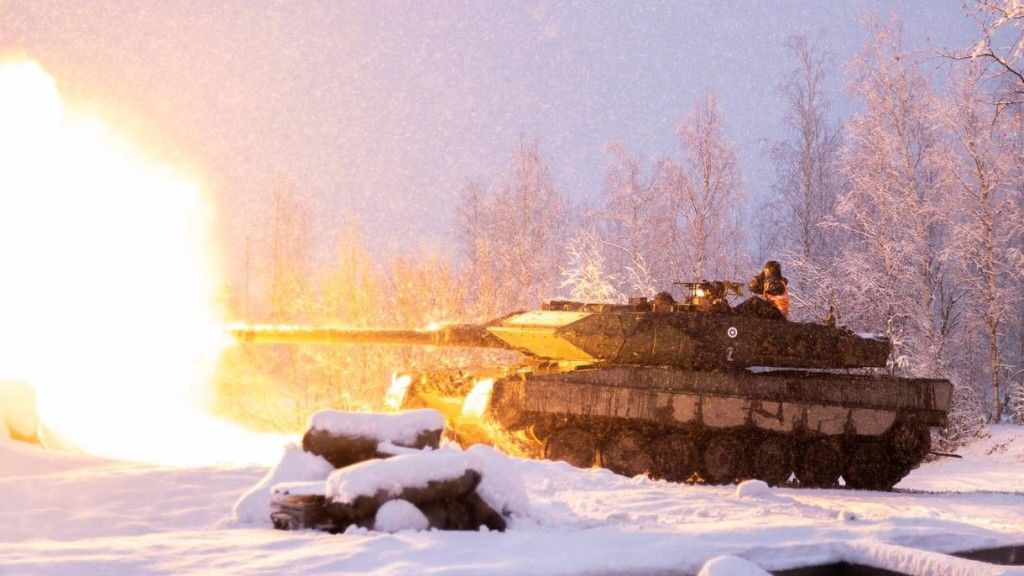Leopard 2A6 fińskich sił zbrojnych. Fot. maavoimat.fi