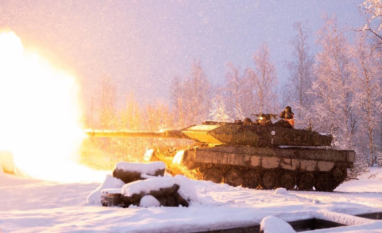 Leopard 2A6 fińskich sił zbrojnych. Fot. maavoimat.fi