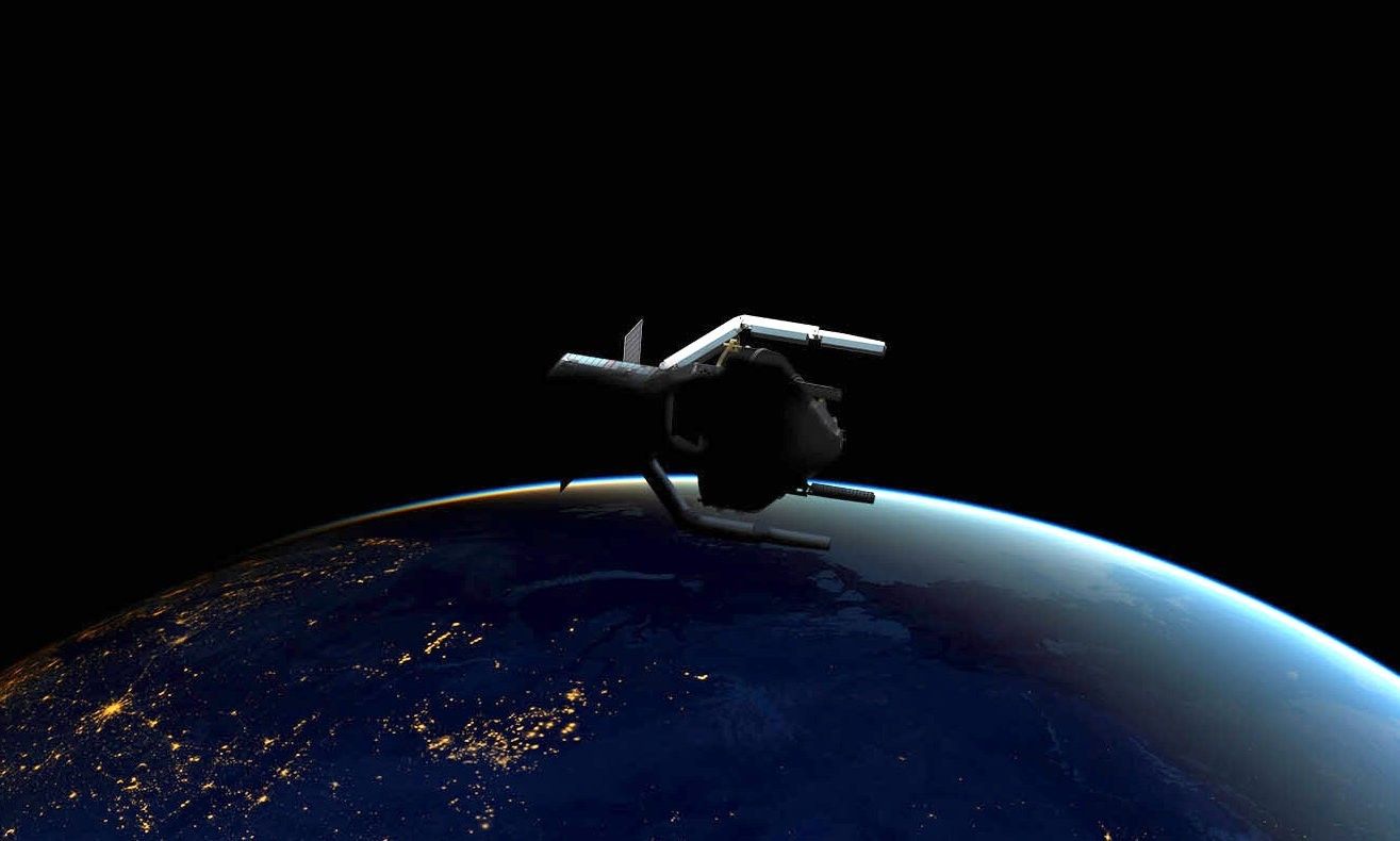 Statek deorbitacyjny misji ClearSpace-1. Ilustracja: ESA [esa.int]