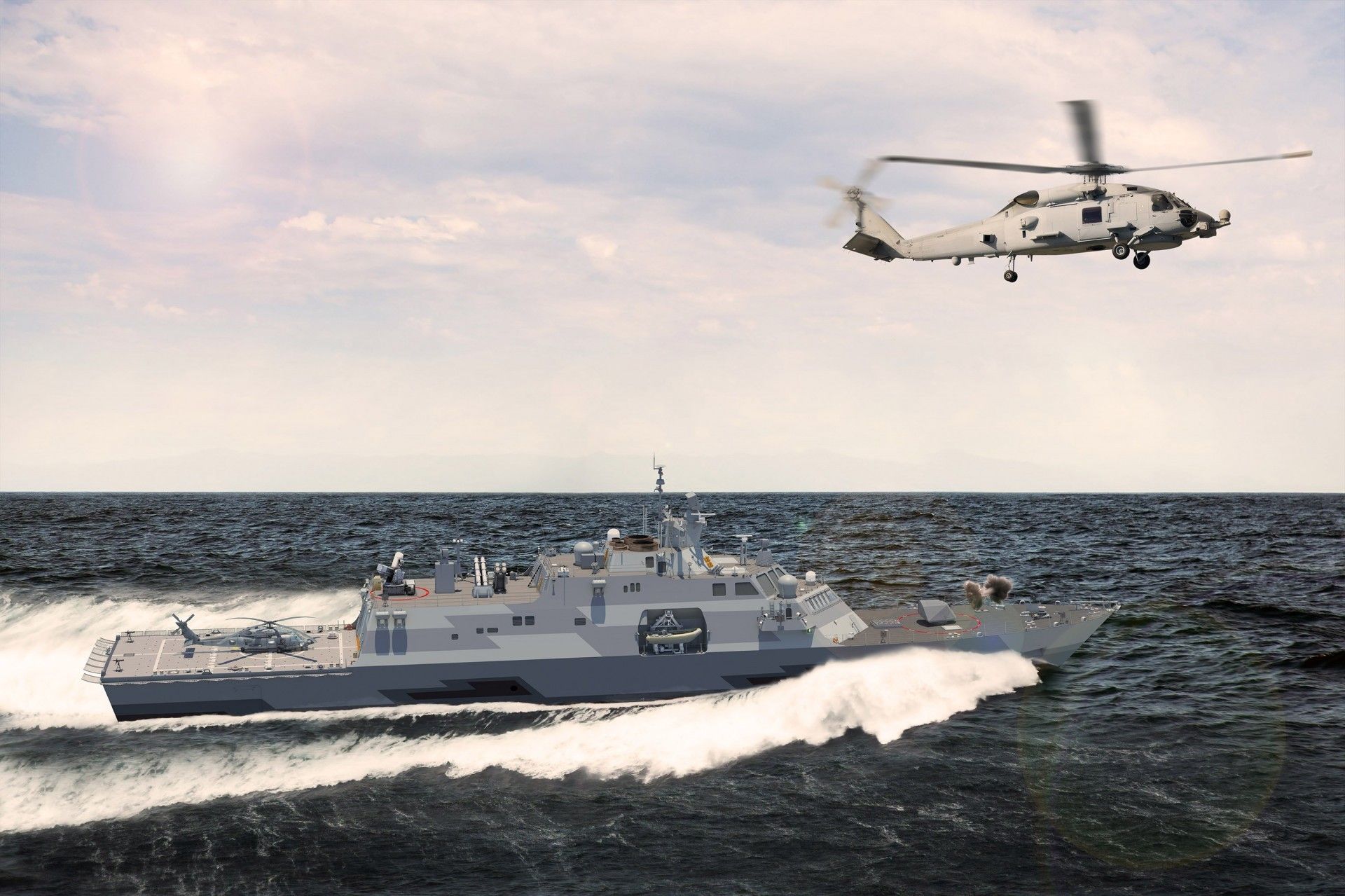 Okręt Multi-Mission Surface Combatant. Fot. Lockheed Martin