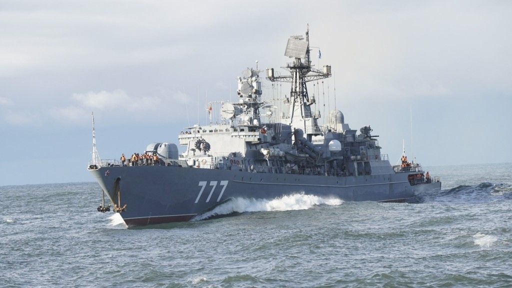 Rosyjska fregata „Jarosław Mudryj” z Floty Bałtyckiej. Fot. mil.ru