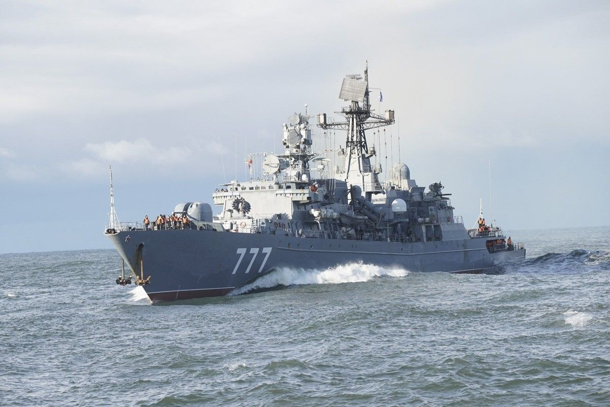 Rosyjska fregata „Jarosław Mudryj” z Floty Bałtyckiej. Fot. mil.ru