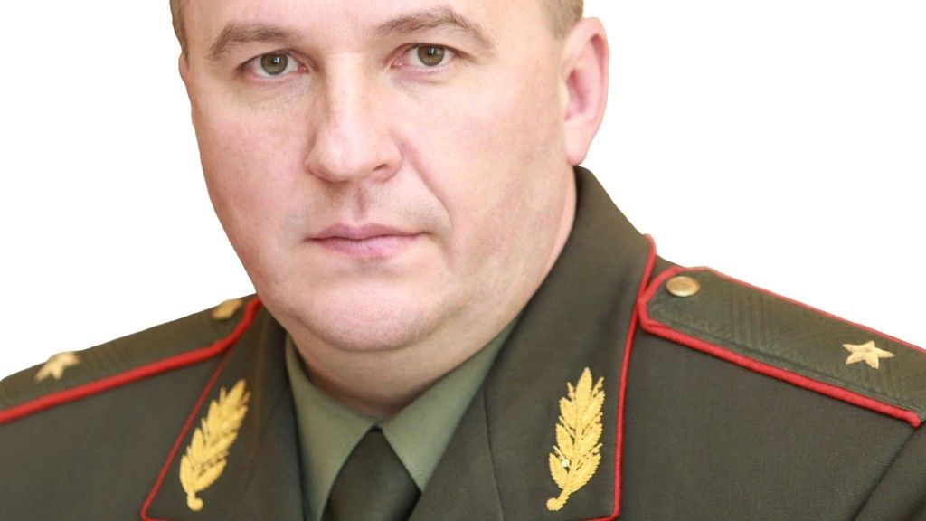 Nowy minister obrony Białorusi - generał major Wiktor Chrenin. Fot. www.mil.by