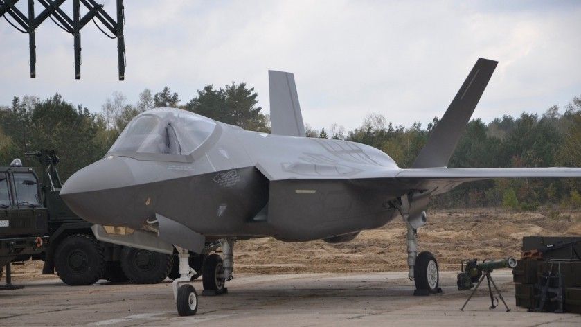 F-35 mock-up, presented during an event of announcing the new 'Technical Modernization Plan'. Image Credit: M. Szopa