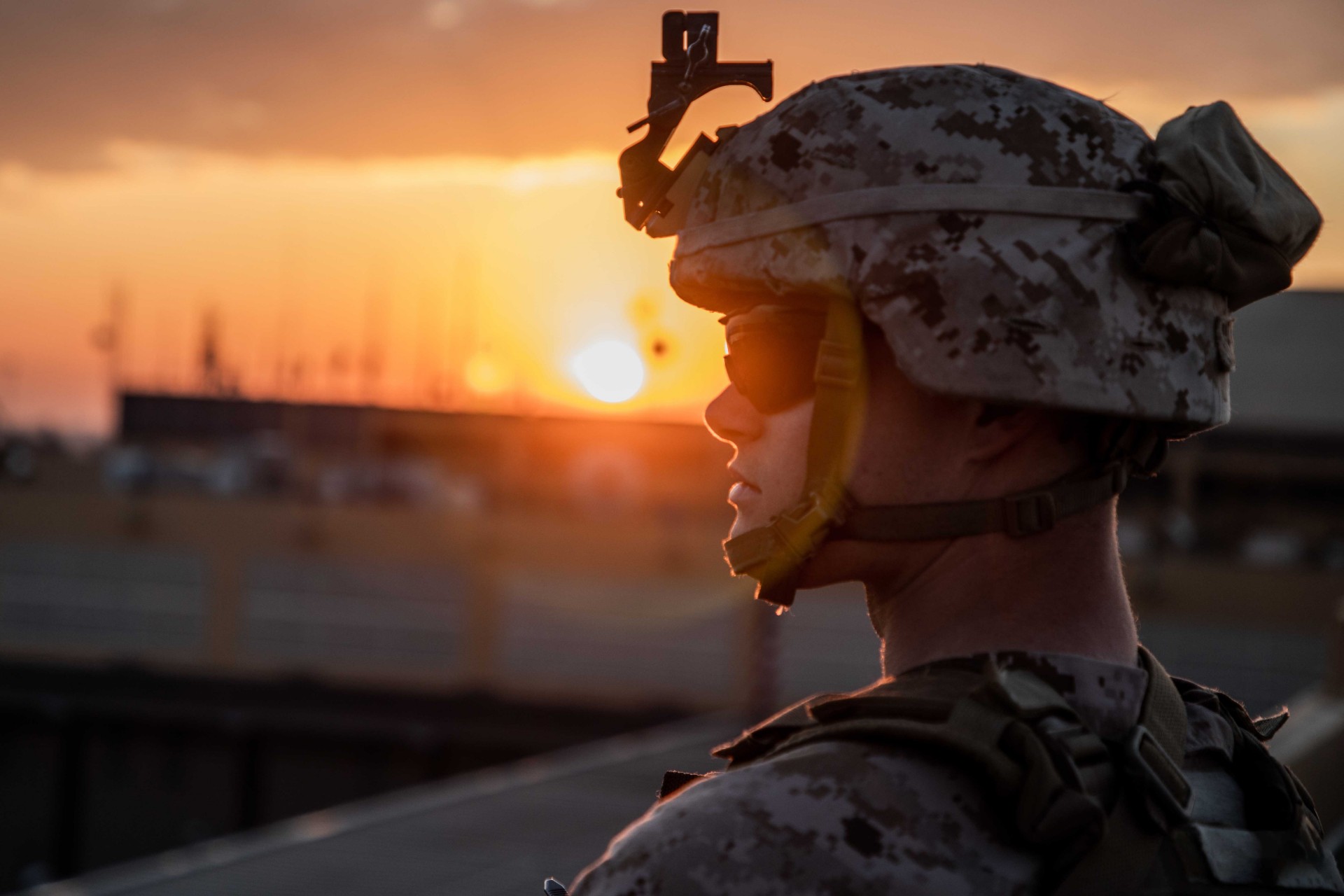 Marine w Bagdadzie, 2020 r., fot. US Marine Corps Sgt. Kyle Talbot, DoD, domena publiczna