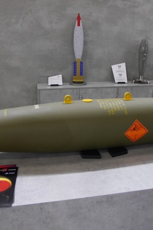 Mk 82 bomb made in Poland, by Nitro-Chem. Image Credit: Mateusz Zielonka