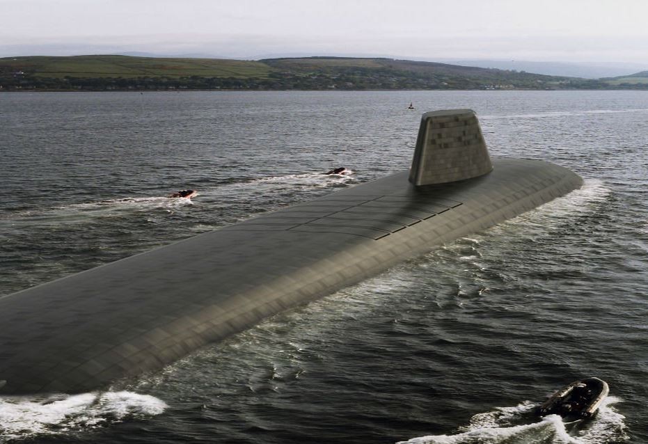 Wizualizacja przyszłych brytyjskich okrętów podwodnych. Fot. Royal Navy