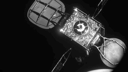 Moment podchodzenia MEV-1 do przechwycenia satelity Intelsat-901. Fot. Northrop Grumman [northropgrumman.com]