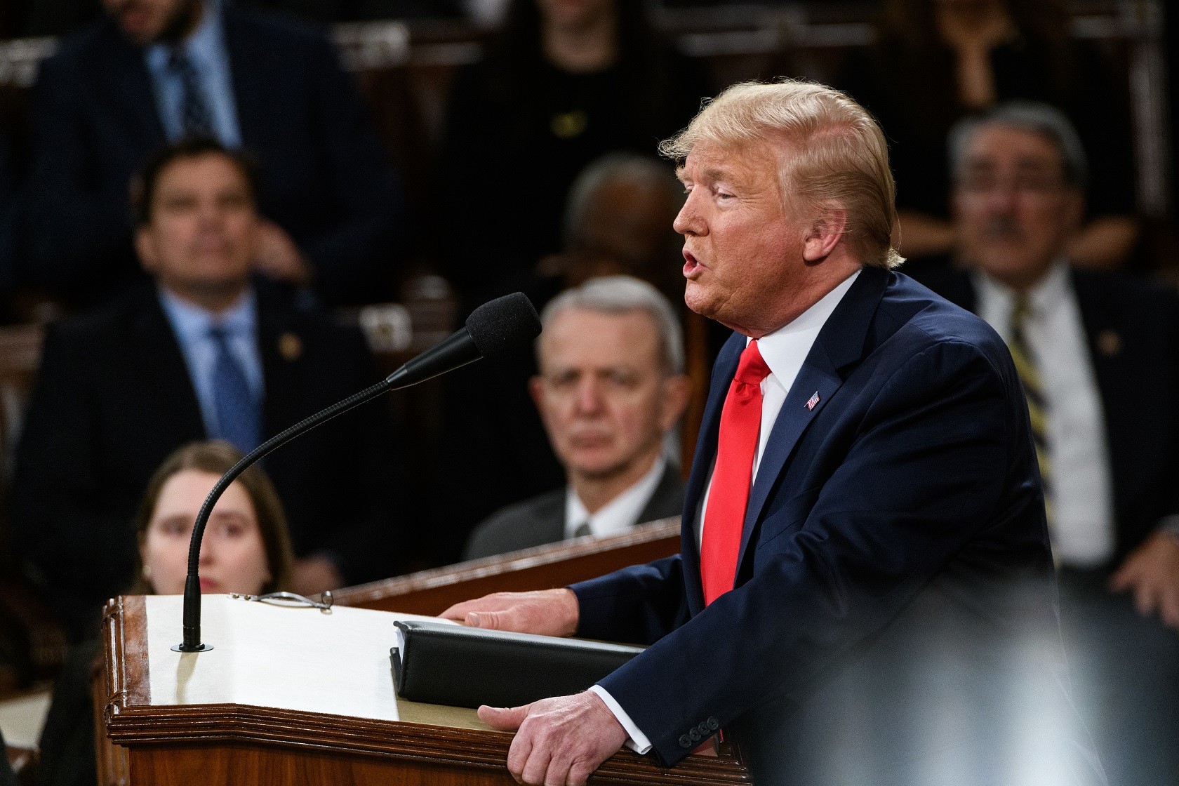 Prezydent Donald Trump w Kongresie / Fot. house.gov