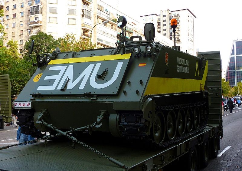 Należący do jednostki UME transporter opancerzony M113 / Fot. CC BY-SA 3.0