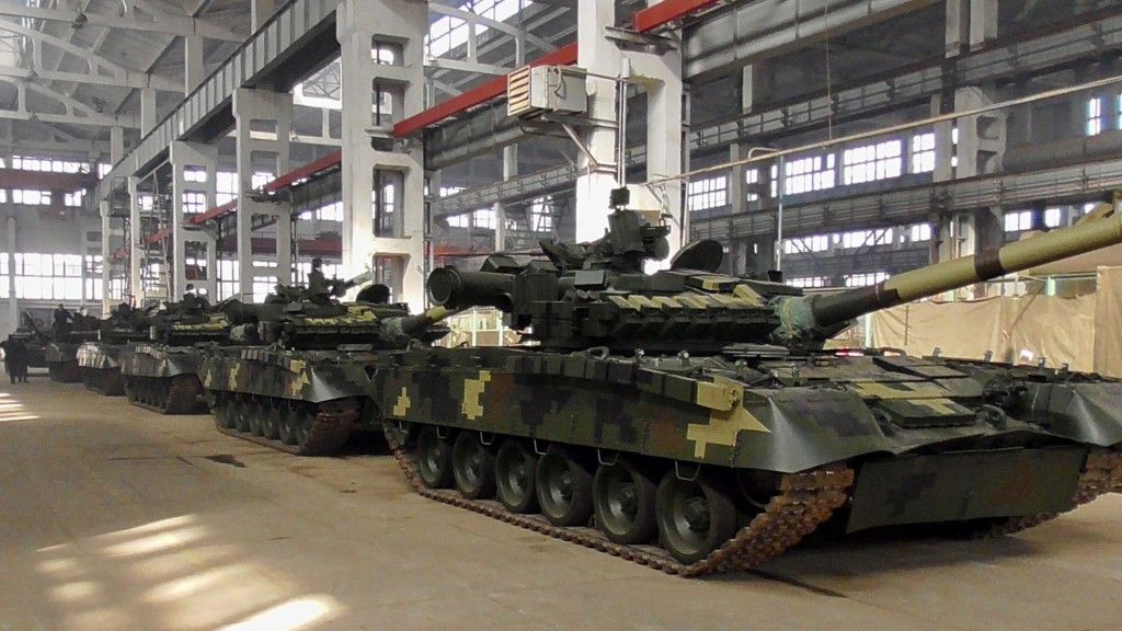 Czołgi T-64BW Model 2017. Fot. Ukroboronprom
