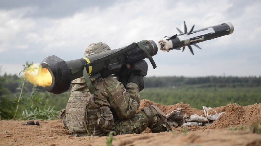 Javelin launched in Estonia. Image: US Army/The 34th Red Bull Infantry Division/youtube.