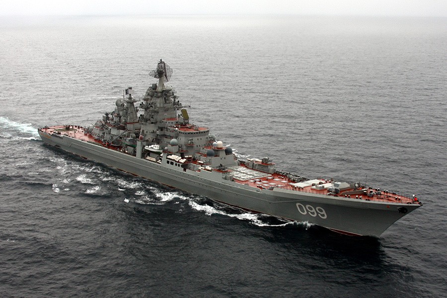 Krążownik „Piotr Wielikij”, fot. mil.ru