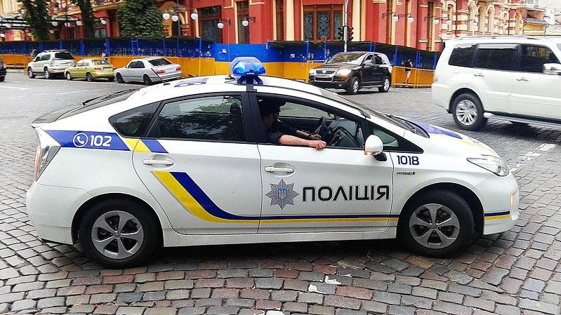 Patrol policji ukraińskiej, fot. uk.wikipedia.org