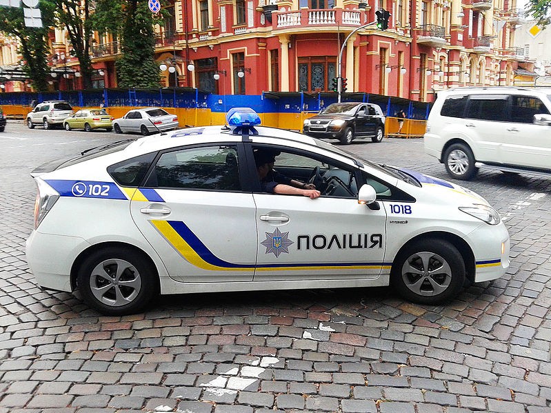 Patrol policji ukraińskiej, fot. uk.wikipedia.org