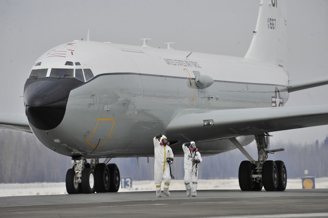 Obecna wersja WC-135. Fot. Staff Sgt. Christopher Boitz/USAF