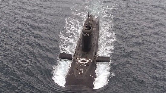 Rosyjski okręt podwodny „Rostow-na-Donu” typu „Warszawianka”. Fot. mil.ru