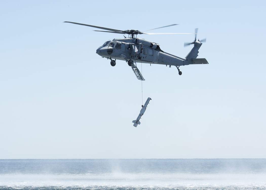 Testy systemu AMNS w 2017 r. Fot. Ron Newsome/US Navy
