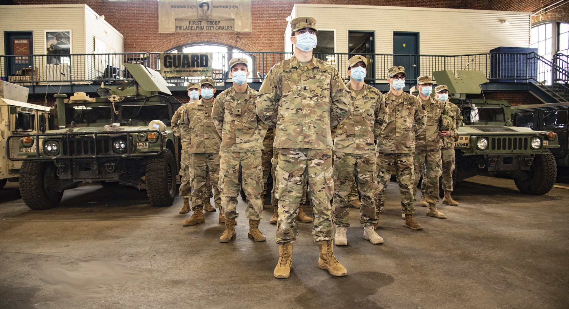 Żołnierze Gwardii Narodowej wykonujący zadanie związane ze zwalczaniem pandemii koronawirusa (zdjęcie ilustracyjne). Fot. Master Sgt. George Roach/US Air National Guard