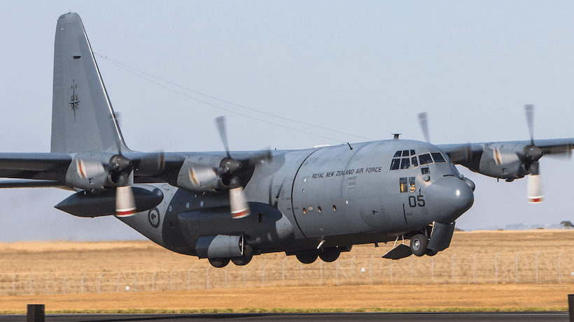 Nowozelandzki C-130H Fot. Mike Locke (CC BY-ND 2.0)