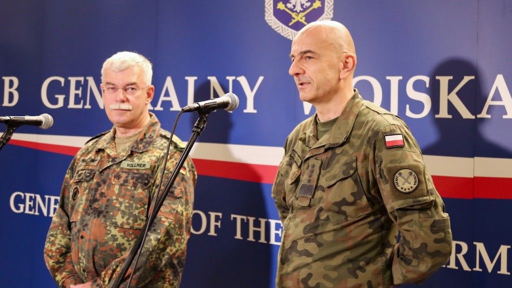 Generałowie Vollmer i Andrzejczak. Fot. J.Sabak/Defence24.pl