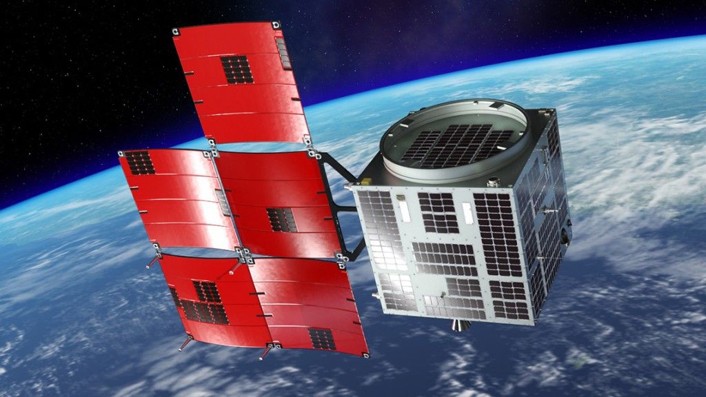 Jedna z koncepcji przewidzianych w ramach programu Innovative Satellite Technology Demonstration Program - RAPIS-1 (RAPid Innovative payload demonstration Satellite 1). Ilustracja: JAXA [jaxa.jp]