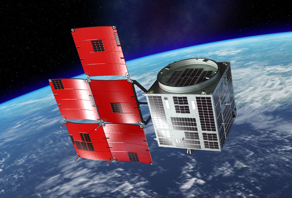 Jedna z koncepcji przewidzianych w ramach programu Innovative Satellite Technology Demonstration Program - RAPIS-1 (RAPid Innovative payload demonstration Satellite 1). Ilustracja: JAXA [jaxa.jp]
