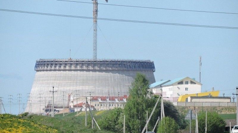 Budowa elektrowni w Ostrowcu. Fot. Wikimedia