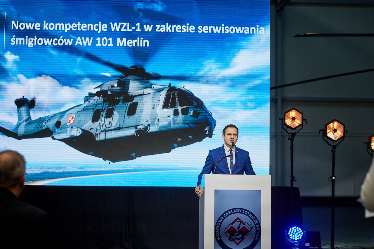 Prezes Zarządu WZL1 Marcin Nocuń. Fot. WZL1