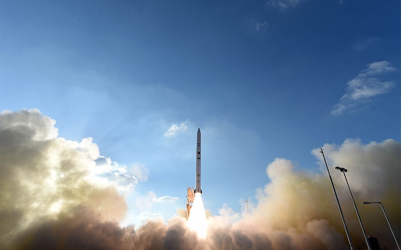 Start rakiety Shavit-2. Fot. IAI [iai.co.il]