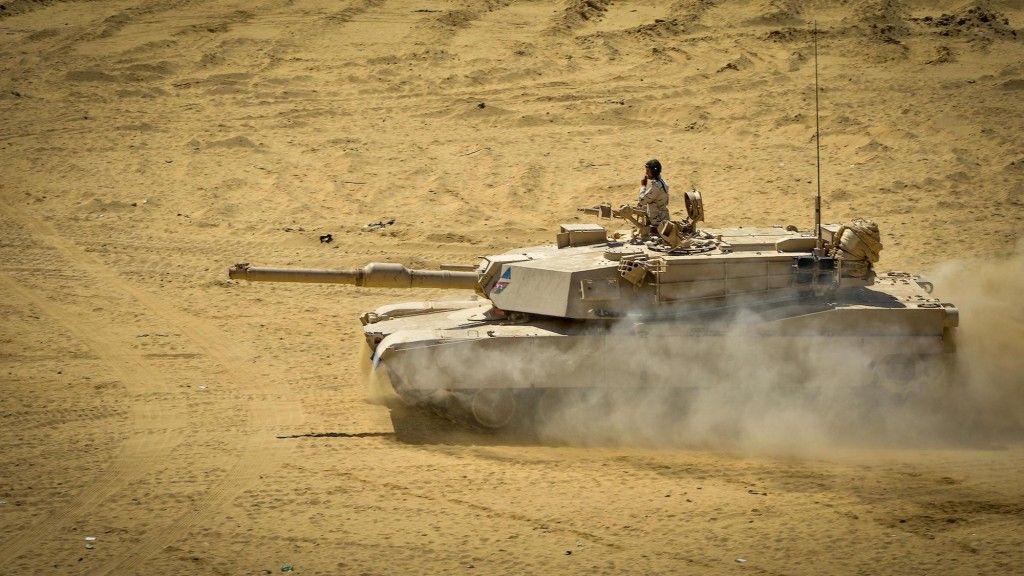 Egipski Abrams w 2017 roku. Fot. Staff Sgt. Michael Battles/USAF