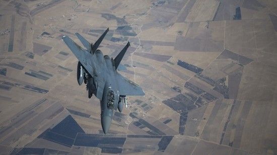 F-15E Strike Eagle, samoloty tego typu dokonały przechwyvenia irańskiego samolotu pasażerskiego Fot.U.S. Air Force/Master Sgt. Russ Scalf