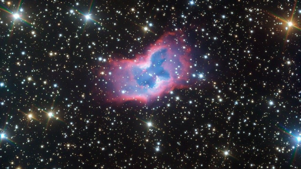 Nowe zdjęcie mgłąwicy oplanetarnej NGC 2899 uzyskane przez VLT. Fot. ESO [eso.org]