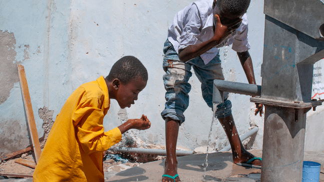Kran z wodą w Somalii/fot. PAH