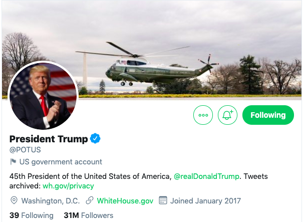 President Trump  / Twitter
